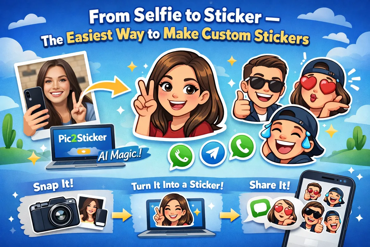 Turn Your Selfie into a Sticker in Seconds